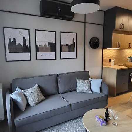 Lägenhet Amapartments Sienkiewicza - Ekskluzywny W Sercu Wroclawia Z Dostepem Do Tarasu Na Dachu