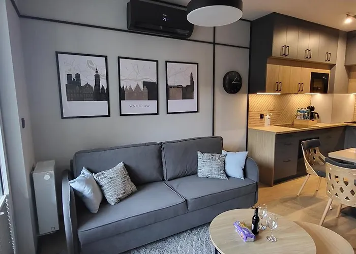 Lägenhet Amapartments Sienkiewicza - Ekskluzywny W Sercu Wroclawia Z Dostepem Do Tarasu Na Dachu